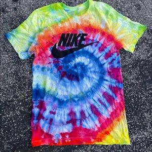 Rainbow Nike Tie Dye